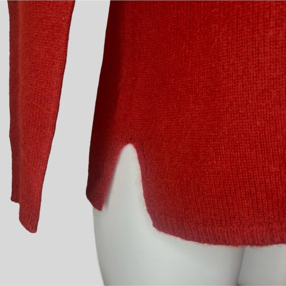 'S MAXMARA 100% Cashmere Turtleneck Sweater S Super Soft Ribbed Knit Pullover - Picture 4 of 9